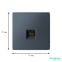 GAL000783 Systeme Electric Schneider Electric ArtGallery цвет грифель