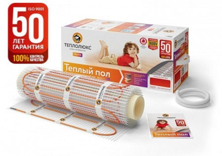 Нагревательный мат для теплого пола Теплолюкс TROPIX-160 MHH 240 Вт 1.5 кв.м
