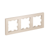 Рамка 3-постовая универсальная Systeme Electric AtlasDesign, БЕЖЕВЫЙ ATN000203
