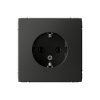 Розетка с заземлением Systeme Electric ArtGallery, 16А, БАЗАЛЬТ  GAL001443