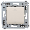 Проходной 1-клав. с синей подсветкой ванильная дымка DKC Avanti 4405113|440000S