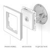 W1183009 Werkel Werkel механизмы серебряные рифленые