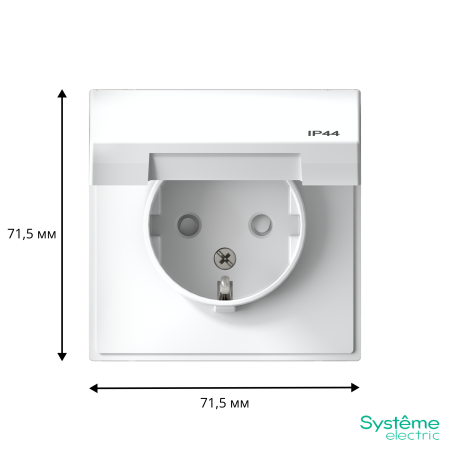 GAL440146 Systeme Electric Schneider Electric ArtGallery цвет белый