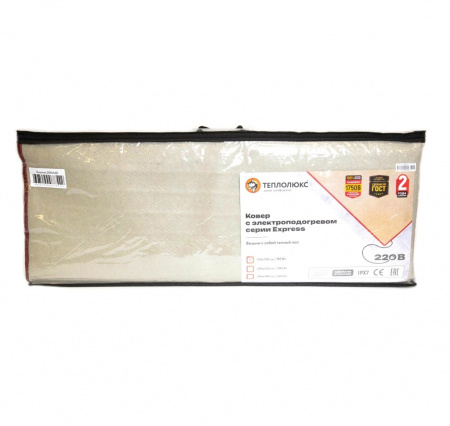 Мобильный теплый пол под ковер Теплолюкс Express 560 Вт 5.04 кв.м 280х180