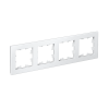 Рамка 4-постовая универсальная Systeme Electric AtlasDesign, БЕЛЫЙ ATN000104