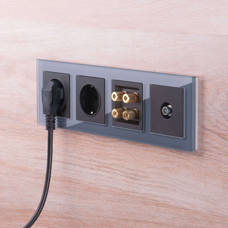 WL08-TV-2W Werkel Werkel механизмы черные матовые