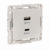 EYR-2USB-type-C EKF PROxima EKF EKF Стокгольм цвет белый