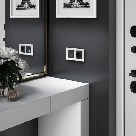 W4520008 Werkel Werkel механизмы сенсорные черные