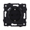 Розетка штепсельная SCHUKO 16A/250 В с USB A+C 20W, черный матовый Kollinger REA-004BM для Aspekt, Eleganz, Reflex