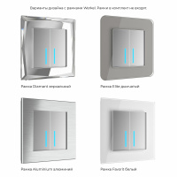 W4520606 Werkel Werkel механизмы сенсорные серебряные