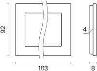 VLS110202 Voltum Рамки Voltum S70 стекло