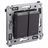 4412111 + 4412111 + 4400802 DKC Avanti черный матовый