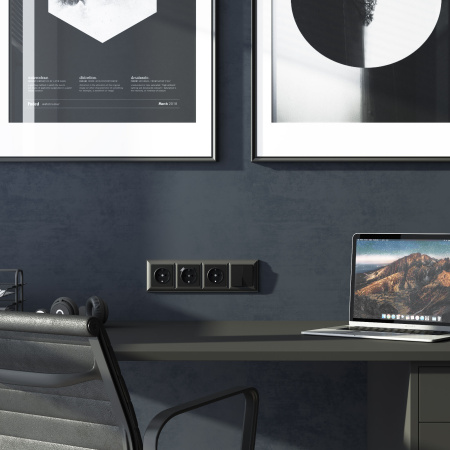 W1171708 Werkel Werkel механизмы черные матовые