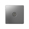TV Розетка проходная 4DB Systeme Electric ArtGallery, сталь GAL000992