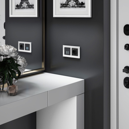 W4520608 Werkel Werkel механизмы сенсорные черные