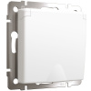 Розетка с заземлением и шторками c крышкой IP44 белый матовый Werkel Встраиваемые механизмы белые матовые W1171261